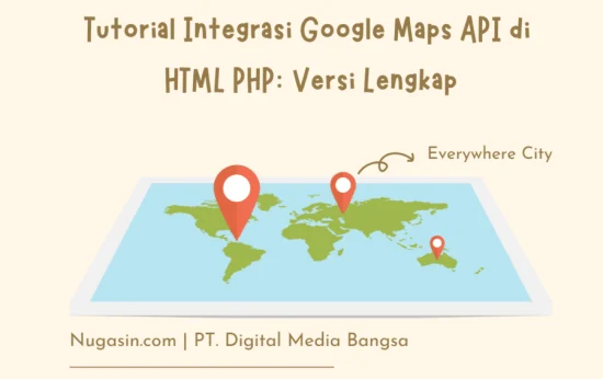 Cara integrasi Google Maps API untuk Pengembang Pemula