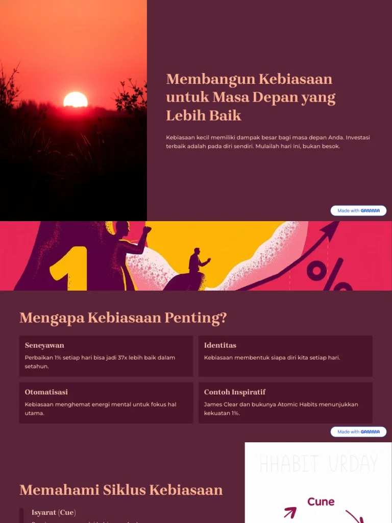 Cara Membangun Kebiasaan Baik demi Masa Depan yang Cerah