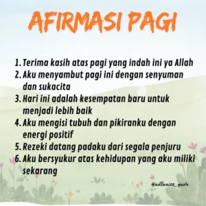 Manfaat Afirmasi Positif Setiap Pagi untuk Kesehatan Mental