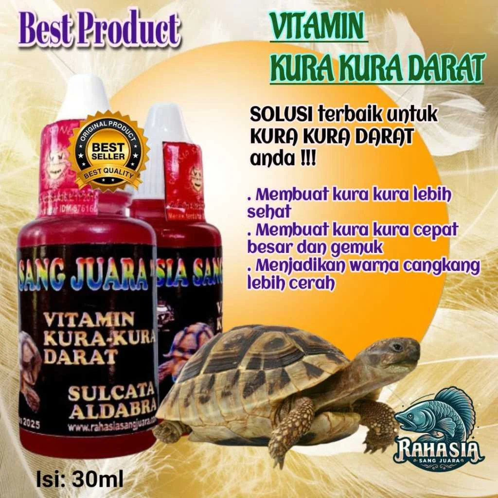 Manfaat Vitamin Tambahan untuk Kura Kura Sulcata: Panduan Lengkap dan Praktis