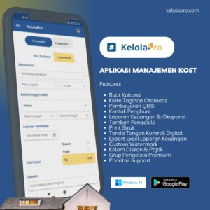 Review Aplikasi Manajemen Kost Gratis