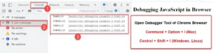 Tips Debugging JavaScript Chrome