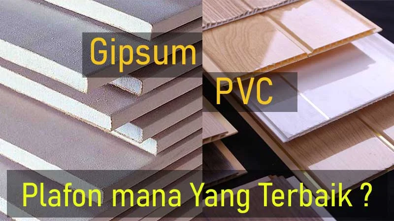 Tips Memasang Plafon PVC vs Gypsum
